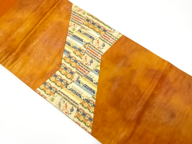JAPANESE HIRAKI NAGOYA OBI / WOVEN KIRIBAME STYTLE